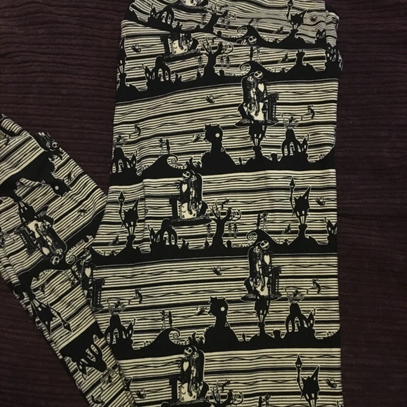 LuLaRoe Pants - Lularoe  Halloween  leggings Jack Skellington